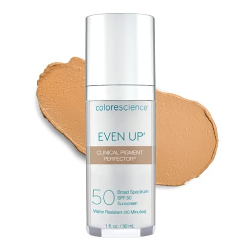 Colorescience Even Up Clinical Pigment Perfector Spf 50 water Resistant Mineral Sunscreen And Primer Broad Spectrum Uv Skin Protection 1 Fl Oz