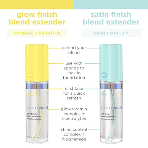 Real Techniquesplus Makeup Setting Spray For Face Hydrating With Vitamin C plus Electrolytes Makeup Mist For Setting Freshening And Blending Longer Lasting Makeup Spray Bottle 2 Fl Oz