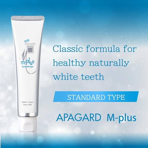 Apagard Mplus Sangis Nanohydroxyapatite Toothpaste For Naturally Whiter Teeth No Fluoride For Family Use Mild Mint Flavor 125G 4.4 Oz Pack Of 3