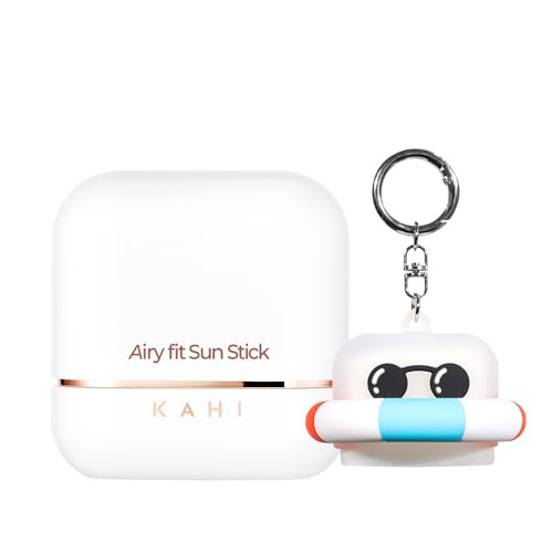 Kahi Airy Fir Sun Stick S Spf 50plus Tube Keyring Triple Functional Broad Spectrum Face Sunscreen Stick Waterproof Sweatproof And Sandproof Korean Skin Care 0.45 Oz