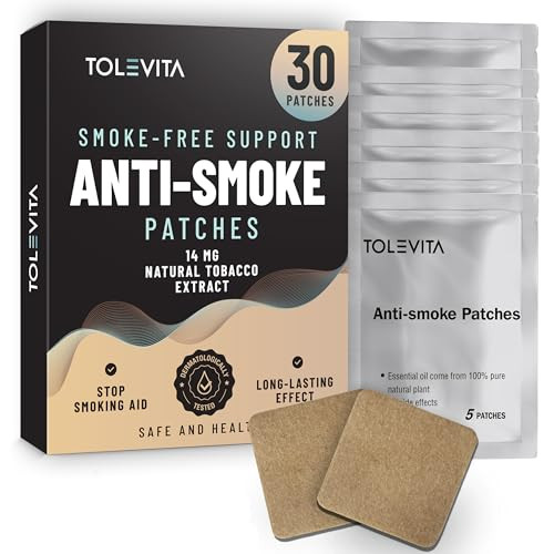 Tolevita Anti Herbal Patches Beige 14 Mgquit To Help Reduce Cravingsherbal Stop Aid For A Healthier Lifestyle 30 Patches