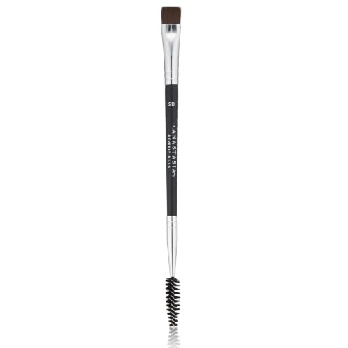 Anastasia Beverly Hills Brush 20 Dualended Flat Detail Brow Brushflat Square Edge Integrated Blending Spoolie Premium Synthetic Bristles Arch Definition Master Crueltyfree Artistry.