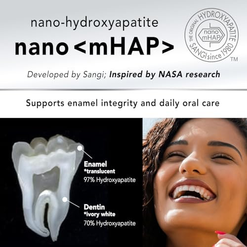 Apagard Serena Sangis Nanohydroxyapatite Toothpaste For Remineralizing And Stain Removal. Fluoridefree Gentle Whitening Type Floral Mint Flavor Single Pack 105G 3.7 Oz