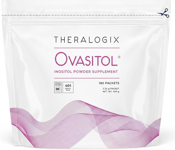 Theralogix Ovasitol Canister  Fertilityand Hormone Health NSF Certified  Promotes healthy blood sugar levels hormone balance and menstrual regularity with a  blend of myo and d-chiro inositol