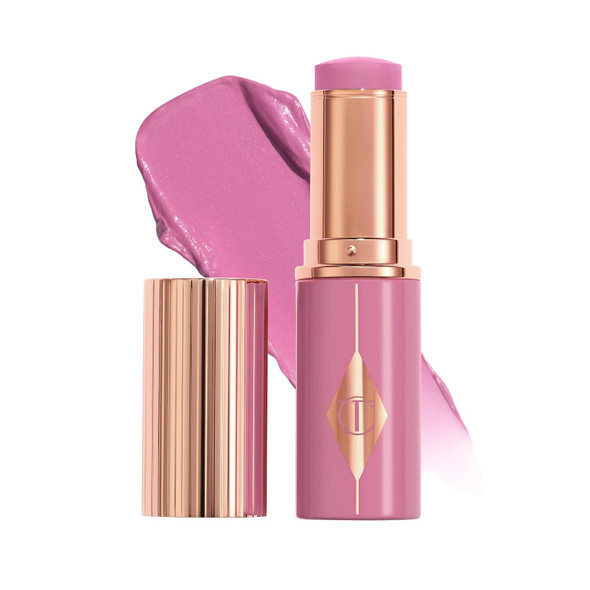 Charlotte Tilbury Unreal Healthy Glow Blush Stick - Buildable Cream Makeup with a Skincare-Infused Formula - Easy to Use, Blendable & Leaves Skin with a Luminous Sheen