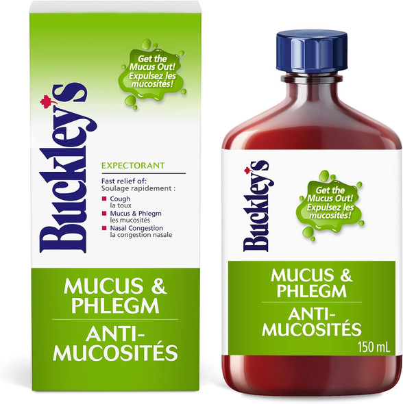 BUCKLEY'S Original 'EXPECTORANT' Syrup for COUGH, MUCUS & PHLEGM 150 ml Size