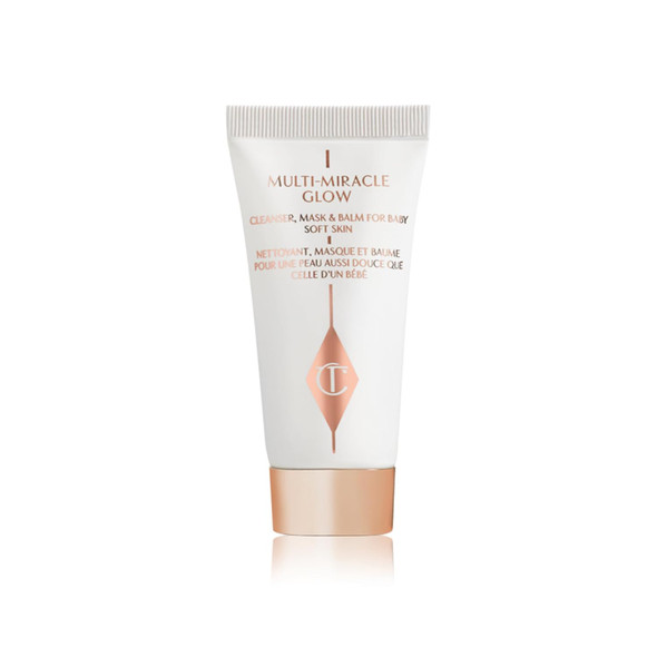 Charlotte Tilbury Multi-Miracle Glow - Cleanser, Overnight Mask & Face Balm for Baby Soft Skin - Enriched with Vitamin C, E & A to Transform Tired, Dull-Looking Skin
