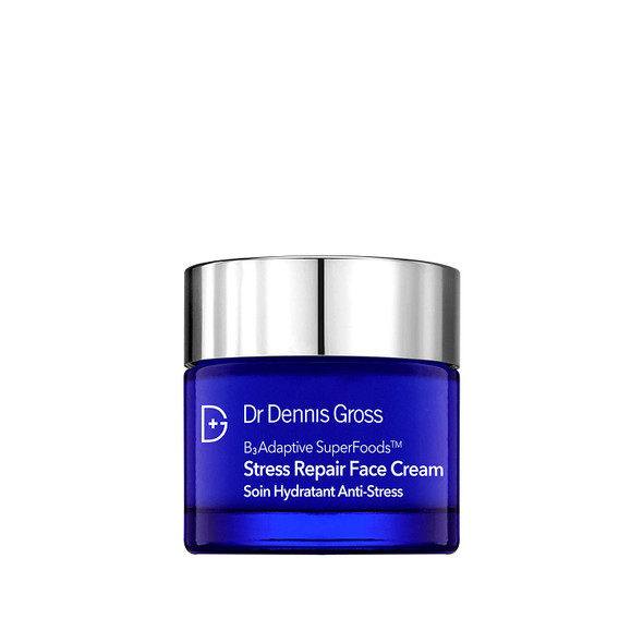 Dr Dennis Gross Bdaptive SuperFoods Stress Repair Face Cream. For Dehydration, Redness, and Worry Lines, 2.0 fl oz