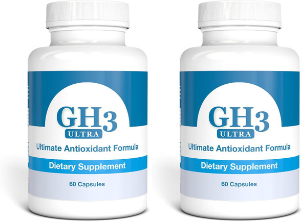 Nattura G-H3 Ultra, Ultimate Antioxidant Formula - NEW, Improved Anti-Aging Complex (Ginkgo Biloba, R-Alpha Lipoic Acid, Coenzyme Q10, Acetyl L-Carnitine, Vitamin B6) - 60 Caps