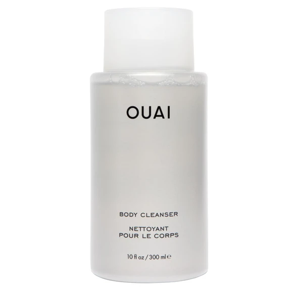 OUAI Body Cleanser - Foaming Body Wash - St. Barts With Jojoba Oil and Rosehip Oil to Hydrate Nurture Balance and Soften Skin  Paraben Phthalate and Sulfate Free Skin Care