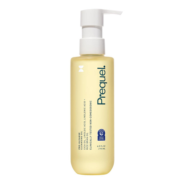 Prequel Skin Cleansing Oil  Face Makeup Remover Double Cleanser With Cica  Cleansing Oil Face Makeup Remover With Cica And Rice Bran Oil Double Cleansing Oil Cleanser Non Comedogenic Gentle Formula