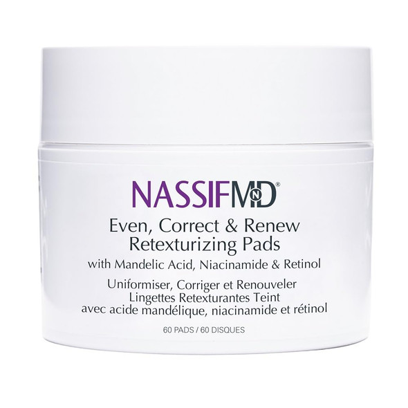 NassifMD Even Correct & Renew Retexturizing Pads Mandelic Acid Retinol