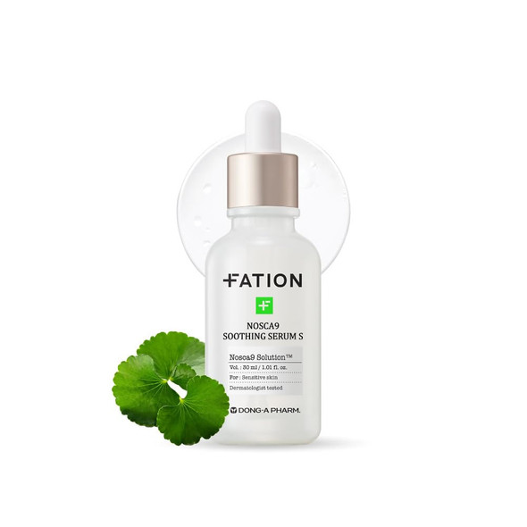Fation  NOSCA9 Soothing Serum S  Rapid Hydrating Calming Serum with 5 Layer Ceramide Complex and Fresh Centella Asiatica Advanced Barrier Repair for Sensitive Skin Korean Skin Care
