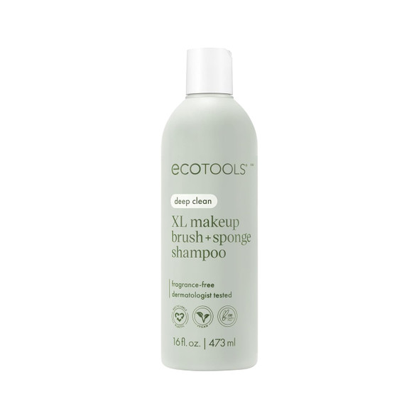 EcoTools  Makeup Brush Cleanser Sponge Shampoo Fragrance Free