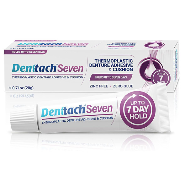 Denture Adhesive, Thermoplastic Denture Adhesive, Up to 7 Days Comfortable Secure Denture Grip Cushion and Soft Reliner, Waterproof, Non Glue  Zinc Free, Denture Reliner