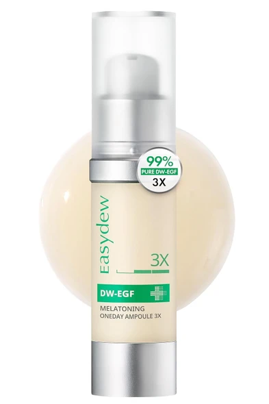Easydew DW EGF Melatoning Ampoule  Dark Spot Serum Pure DW EGF Peptide Niacinamide Glutathione for Uneven Skin Tone Fast  Absorbing Korean Skincare