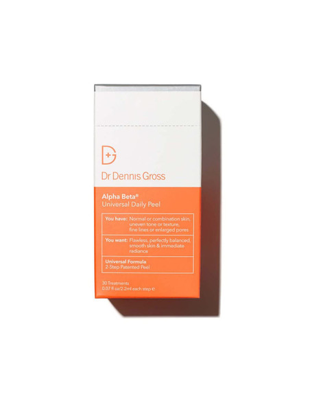 Dr. Dennis Gross Alpha Beta Universal Daily Peel: for Uneven Tone or Texture and Fine Lines or Enlarged Pores, (30 Treatments)