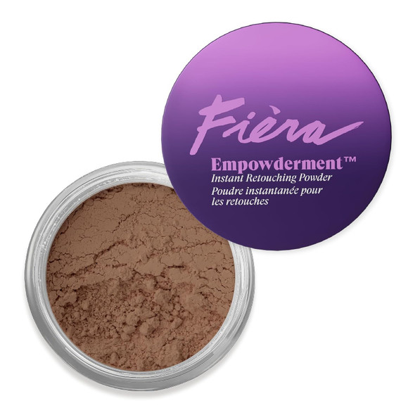Fièra Empowderment Finishing Powder Talc Free Blurring and Soft Matte Setting Powder for Mature Skin  Pore and  Fine Line Smoothing Lightweight Instant Retouching Formula  0.2 OZ