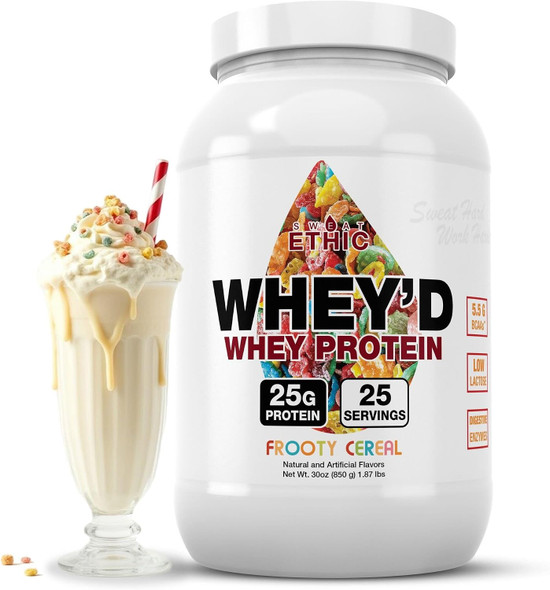 Sweat Ethic Whey'd Protein Powder 25 G Whey Protein Blend with Concentrate