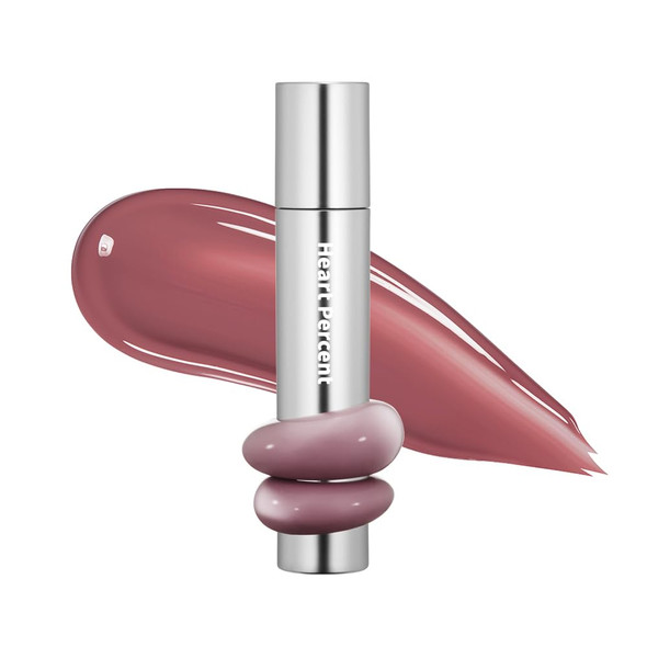 Heart Percent Dote On Mood One Way Glowy Tint Glass like High Shine Glossy Finish w/Long Lasting Luminous Color Lip Stain for Glowy Look