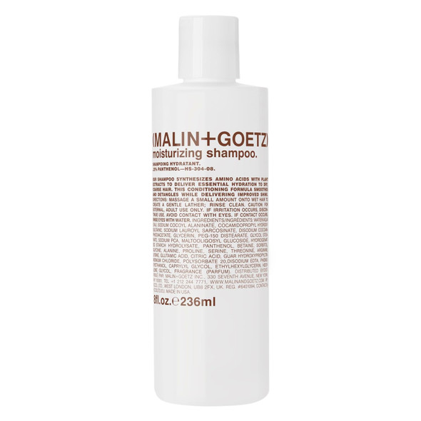 MALIN+GOETZ Moisturizing Shampoo, Neroli & Basil Daily Cleanser, 8 fl oz