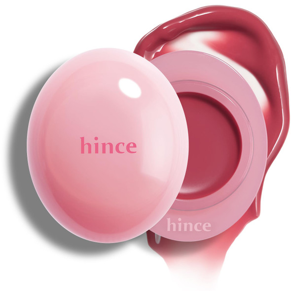 hince Raw Glow Dewy Ball - Tinted Lip Balm, Jelly Gloss Glow, Shine and Hydration, Lip & Blush Multiuse, Vegan, 0.12 oz. (13 colors)
