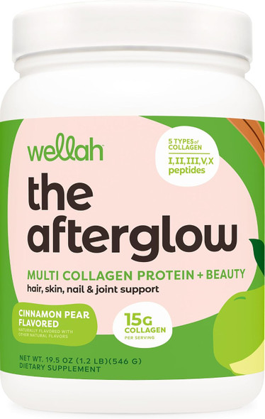 Wellah The Afterglow Multi Collagen Protein Beauty Hair Skin Nail & Joint Support