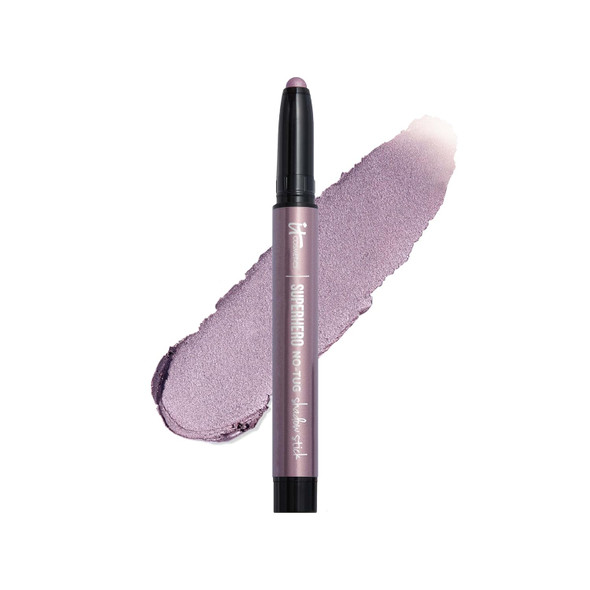 IT Cosmetics Superhero No-Tug Waterproof Eyeshadow Stick - Eye Shadow Base | Blendable Cream Shadow Stick for One Swipe Color, Crease-proof 16HR Wear, Smooths Eyelid Texture, Ceramide + Caffeine Infused
