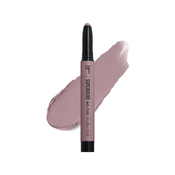 IT Cosmetics Superhero No-Tug Waterproof Eyeshadow Stick - Eye Shadow Base | Blendable Cream Shadow Stick for One Swipe Color, Crease-proof 16HR Wear, Smooths Eyelid Texture, Ceramide + Caffeine Infused