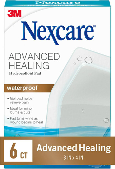 Nexcare Advanced Healing Waterproof Bandages, Assorted Sizes