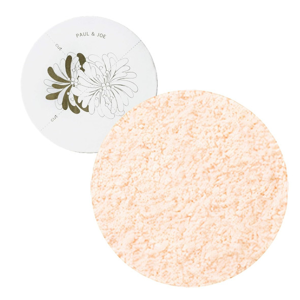 Paul & Joe Loose Powder Box + Puff - Refill Sold Separately, All-Day Lightweight Powder, Translucent Skin, Covers Pores, Absorbs Excessive Sebum, Creates Airy and Velvety Skin