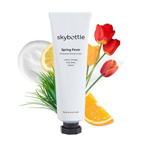 skybottle Hand CreamShea Butter Hyaluronic Acid Grapefruit  Moisturizing care for dry hands Fast-absorbing Non-greasy Grapefruit Lemon & Lily of the Valley scent Travel-friendly