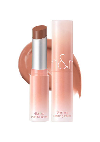 rom&nd Glasting Melting Balm | Hydrating Tinted Lip Balm | 15 Pecan Brew