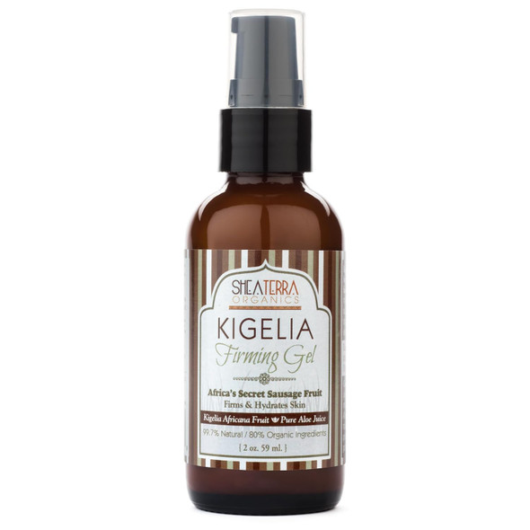 Shea Terra Kigelia Age Defense Collection – Firming Gel  Anti-Aging Face Gel with Plant Sterols to Firm, Hydrate and Smooth Skin – 2 oz