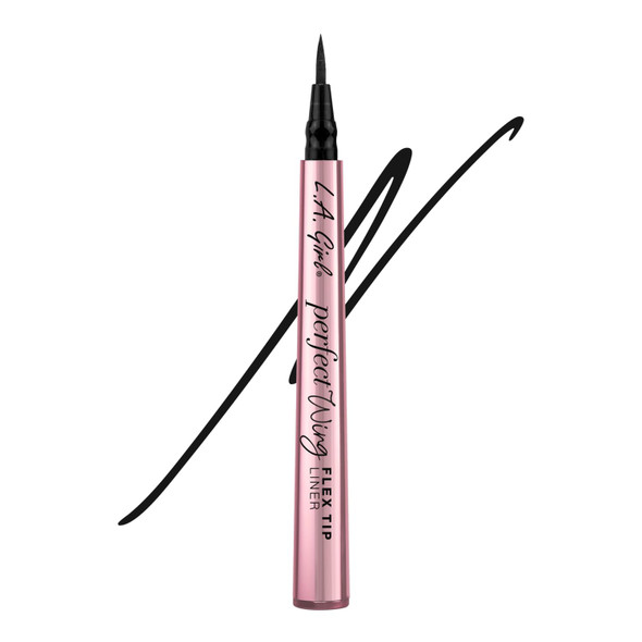 L.A. Girl Perfect Wing Flex Tip Liner Midnight Black GLE700