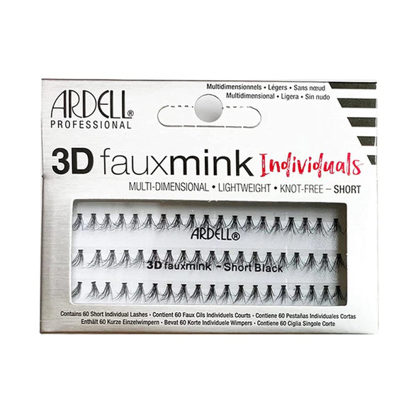 Ardell 3D Faux Mink Individuals Short  1 count (Pack of 1)