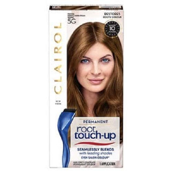 THREE PACKS of Clairol Nice N Easy Root Touch Up No 5G Medium Golden Brown