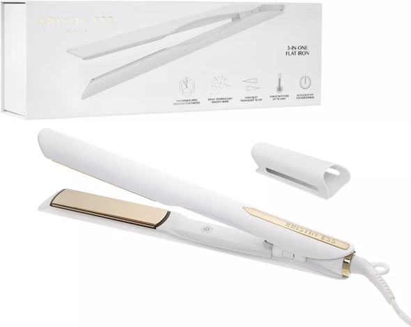Kristin Ess 3 in One Professional Titanium Hair Straightener Curler & Waver for Women