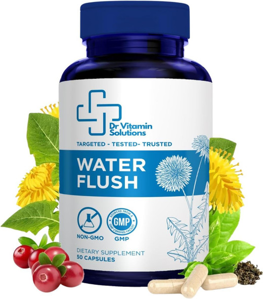DR VITAMIN SOLUTIONS Diuretic Water Pills for Swollen Legs and Feet Bloating Relief for Women