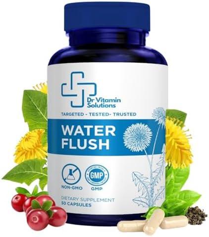 DR VITAMIN SOLUTIONS Diuretic Water Pills for Swollen Legs and Feet Bloating Relief for Women