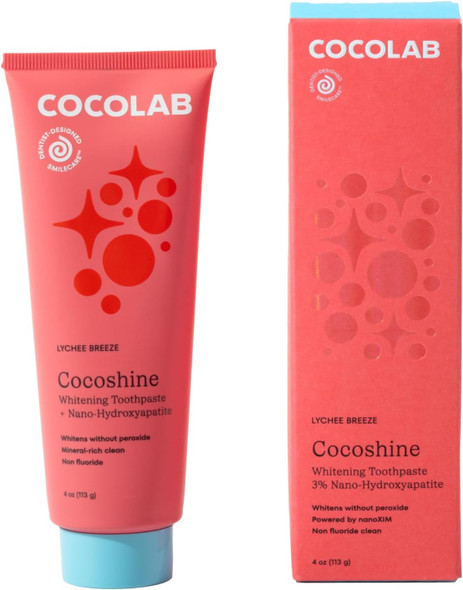 Cocoshine 15% Nano-Hydroxyapatite Toothpaste by COCOLAB - 4oz