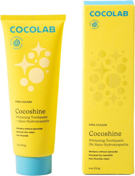 Cocoshine 15% Nano-Hydroxyapatite Toothpaste by COCOLAB - 4oz