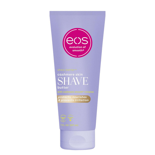 eos Cashmere Skin Collection Shave Butter - Vanilla Cashmere, Non-Foaming Moisturizing Shave Cream to Prevent Razor Burn