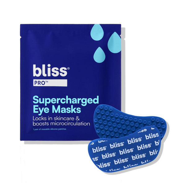 Bliss Pro Supercharged Reusable Silicone Under Eye Masks 1 Pr Daily Use