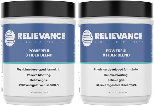 Relievance Fiber - Clean Formula - Bloating, Gas & Gut Relief