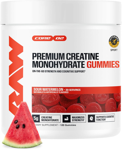 RAW Nutrition Creatine Gummies Creatine Monohydrate