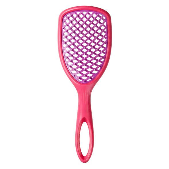 Conair All Brush Vented Paddle Hair Brush for Women  Gentle Detangler Brush for All Wet or Dry Hair Types Vented for Fast Blow Dry Styling Lightweight with Flex Bristles for Comfort Pink