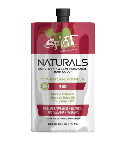 Splat Naturals Semi-Permanent Hair Color, Teal, 6 fl. oz