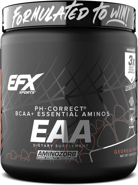 EFX Sports Training Ground EAA | Essential Amino Acids Supplement | Energy & Protein Synthesis | Pre, Intra, or Post Workout | 40 Servings