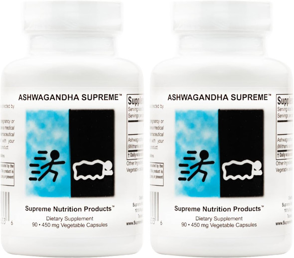 Supreme Nutrition Ashwagandha Supreme, 90 Pure Ashwagandha Vegetarian Capsules